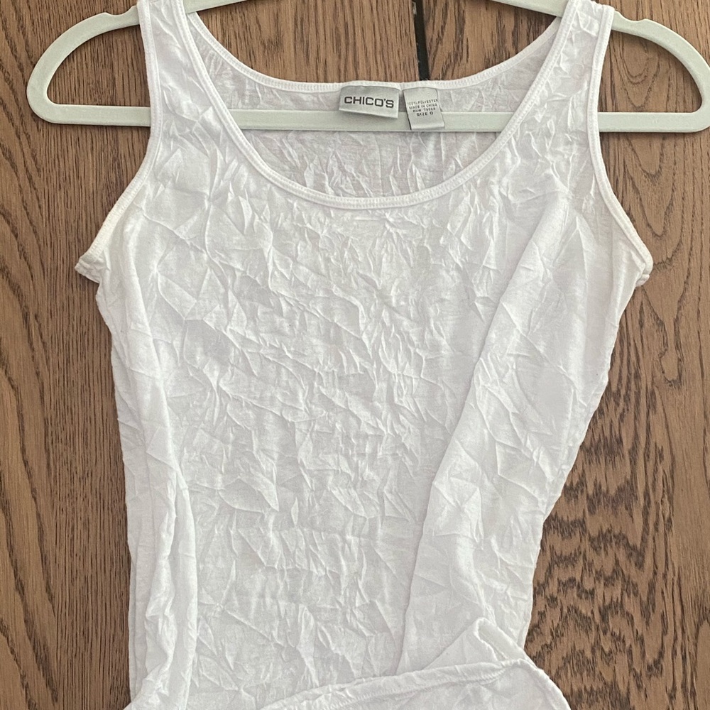 White Chico’s blouse / cami - Size 0